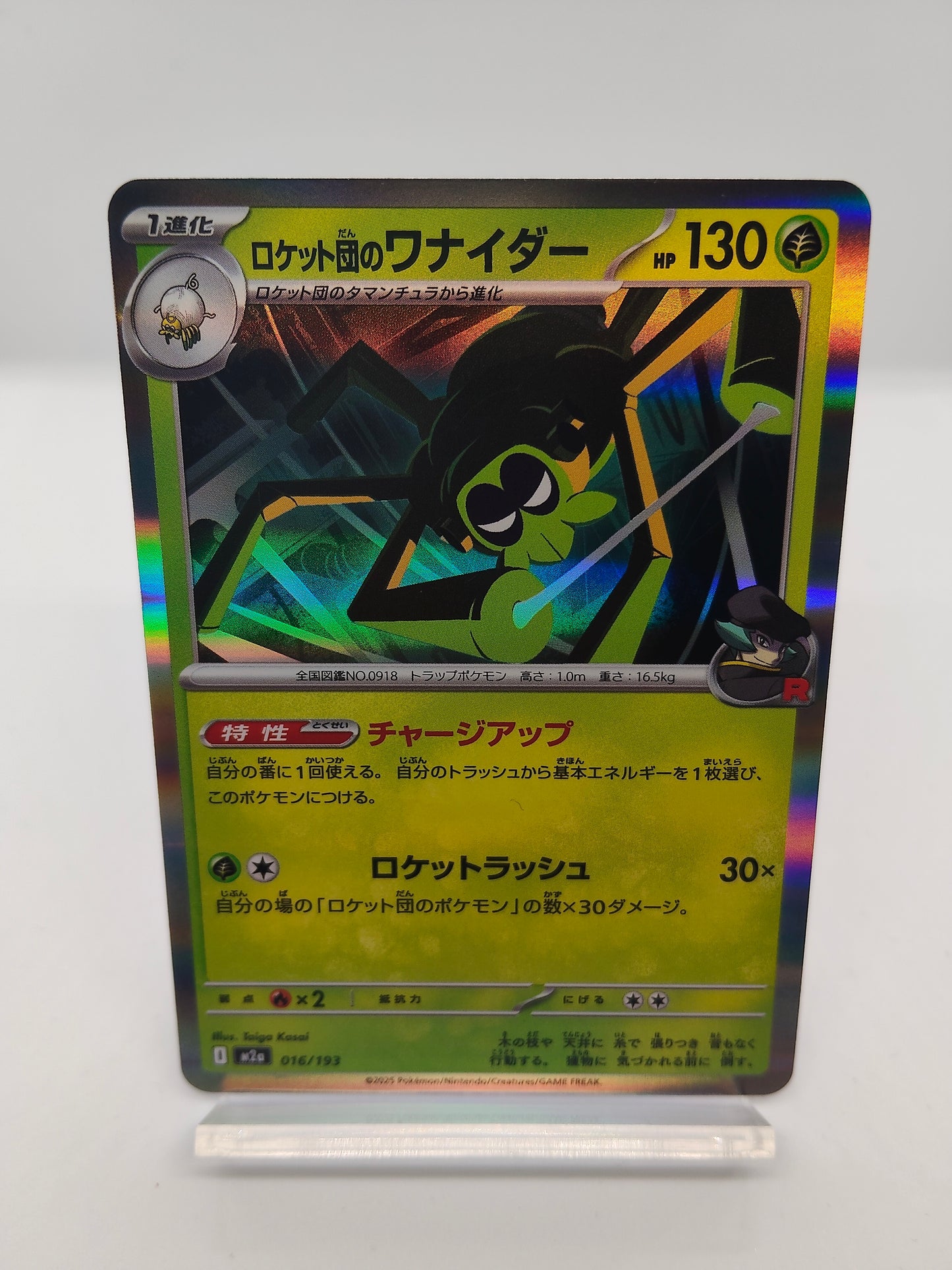 ロケット団のワナイダー / R / メガドリームex 016