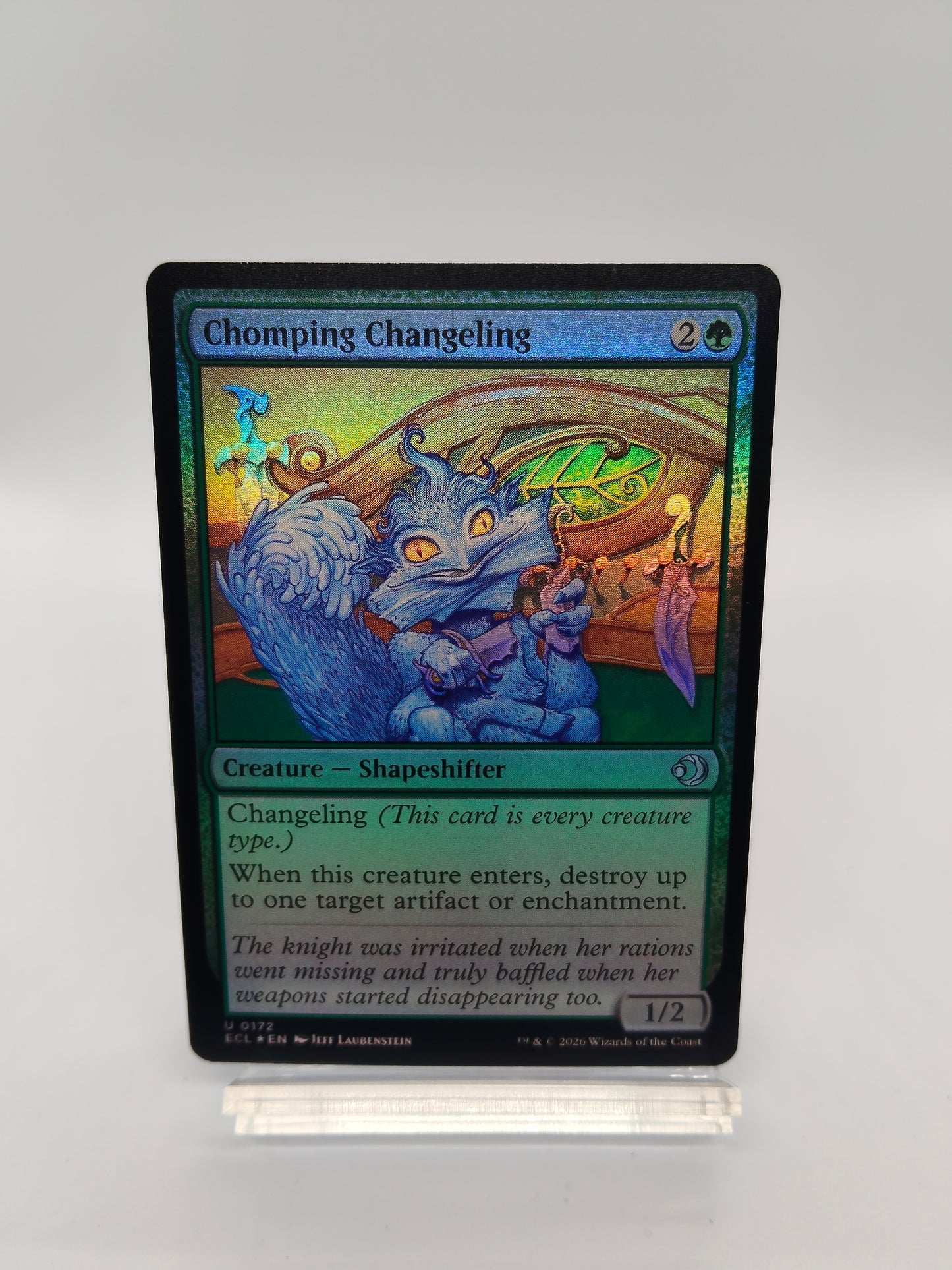 食らいつく変わり身 / Chomping Changeling (Foil)