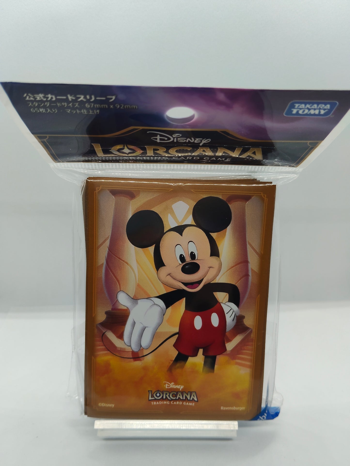 公式カードスリーブ:ミッキーマウス(67×92mm・65枚入り)