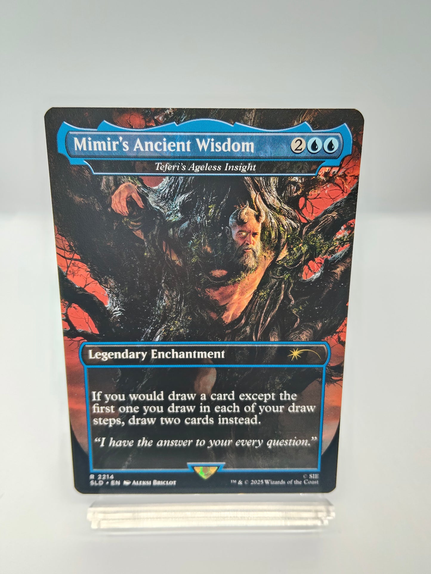 Mimir's Ancient Wisdom(Teferi's Ageless Insight) / テフェリーの永遠の洞察(ボーダーレス)