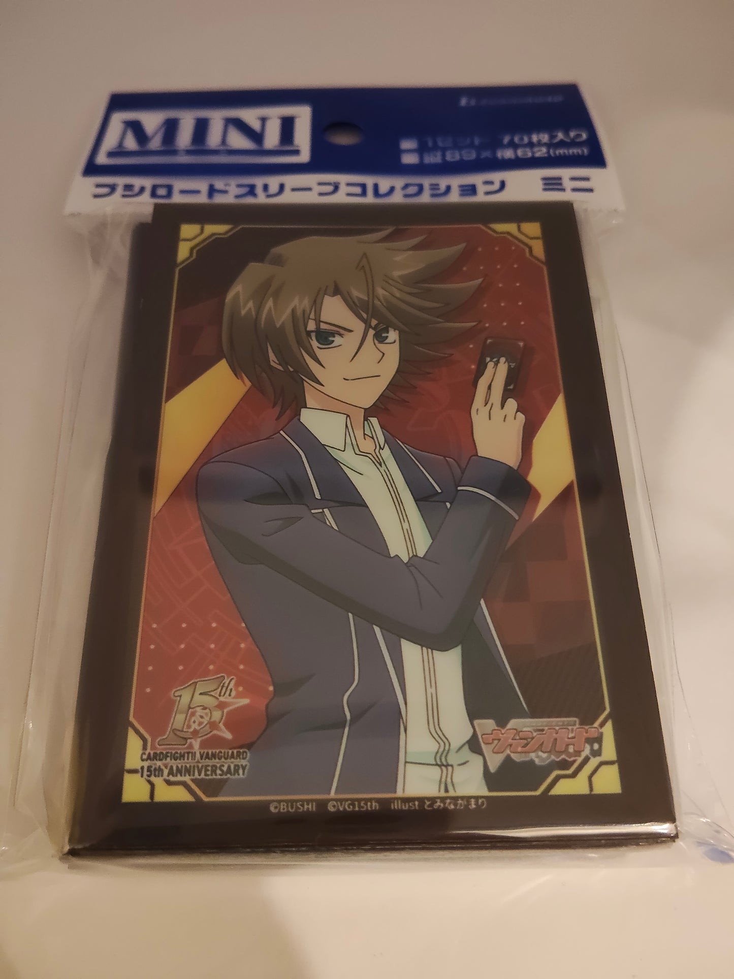 ヴァンガード『櫂トシキ 15th Anniversary』 (横62×縦89mm・70枚入り)| ブシロードスリーブ ミニ