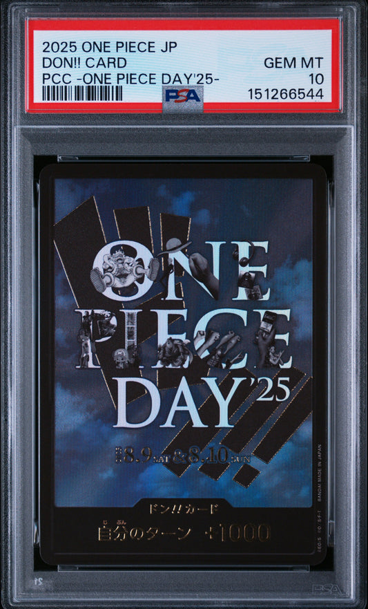 【PSA10】ドン！！カード / ONEPIECE DAY 25