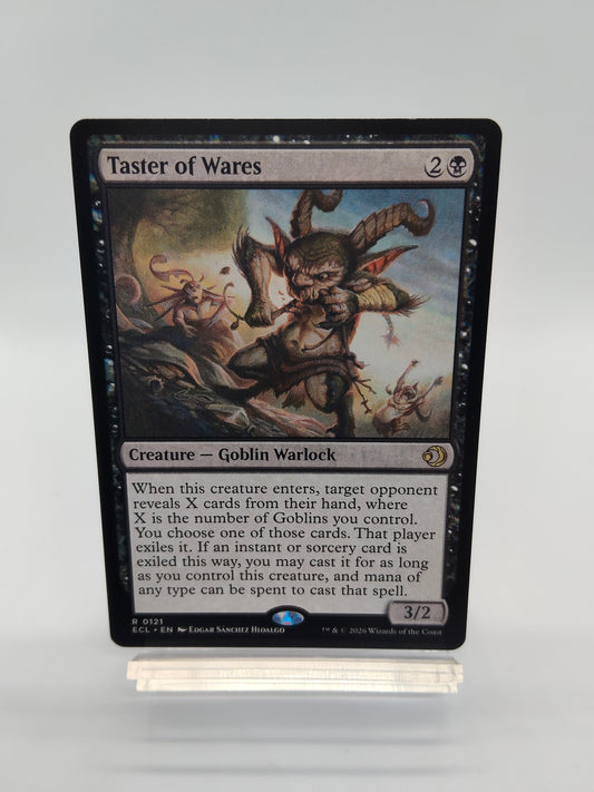 売り物のつまみ食い / Taster of Wares