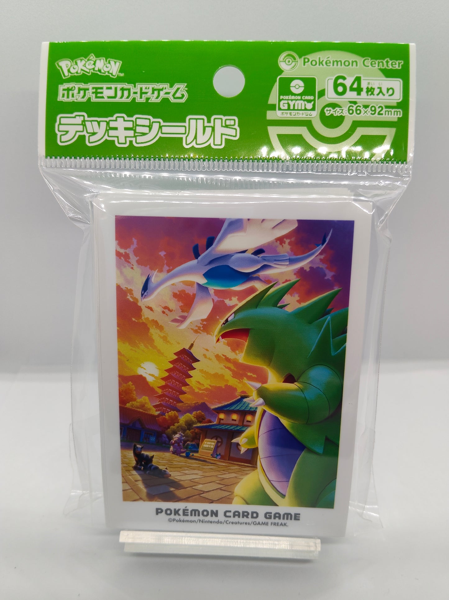 デッキシールド：ジョウトの冒険 ルギア＆バンギラス（66×92mm・64枚入り）