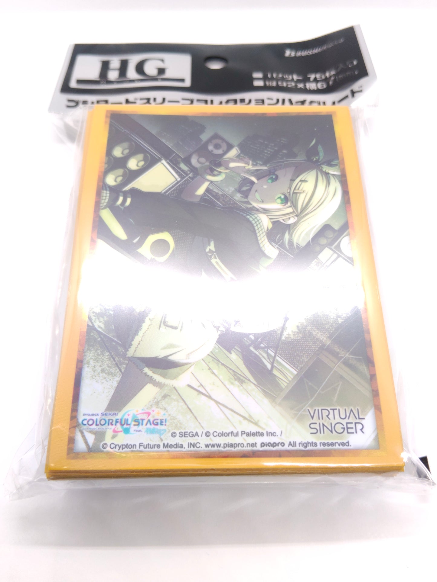 プロセカ『鏡音リン』 part.2（横67×縦92mm・75枚入り）| ブシロードスリーブコレクションハイグレード